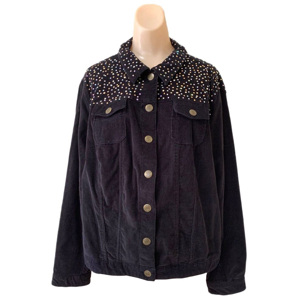 Cathy Daniels Womens Jeans Jacket Large